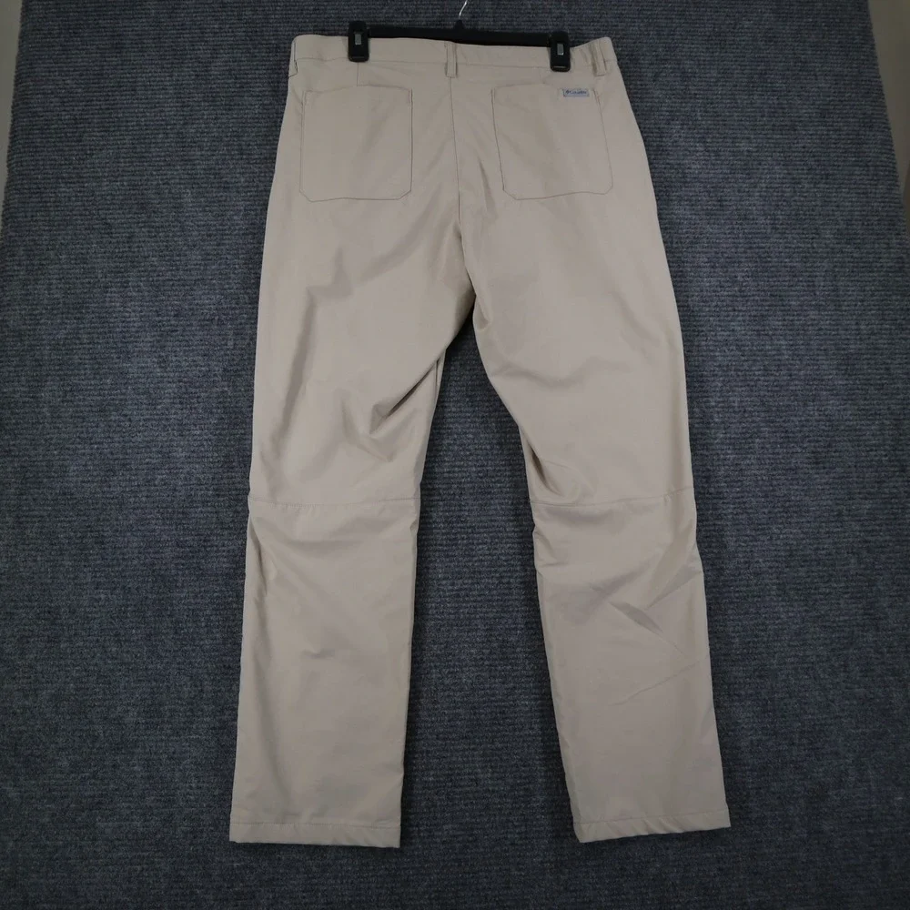 Columbia Sportswear Pants Mens 34x30 Tan Stretch Performance Hiking Outdoor